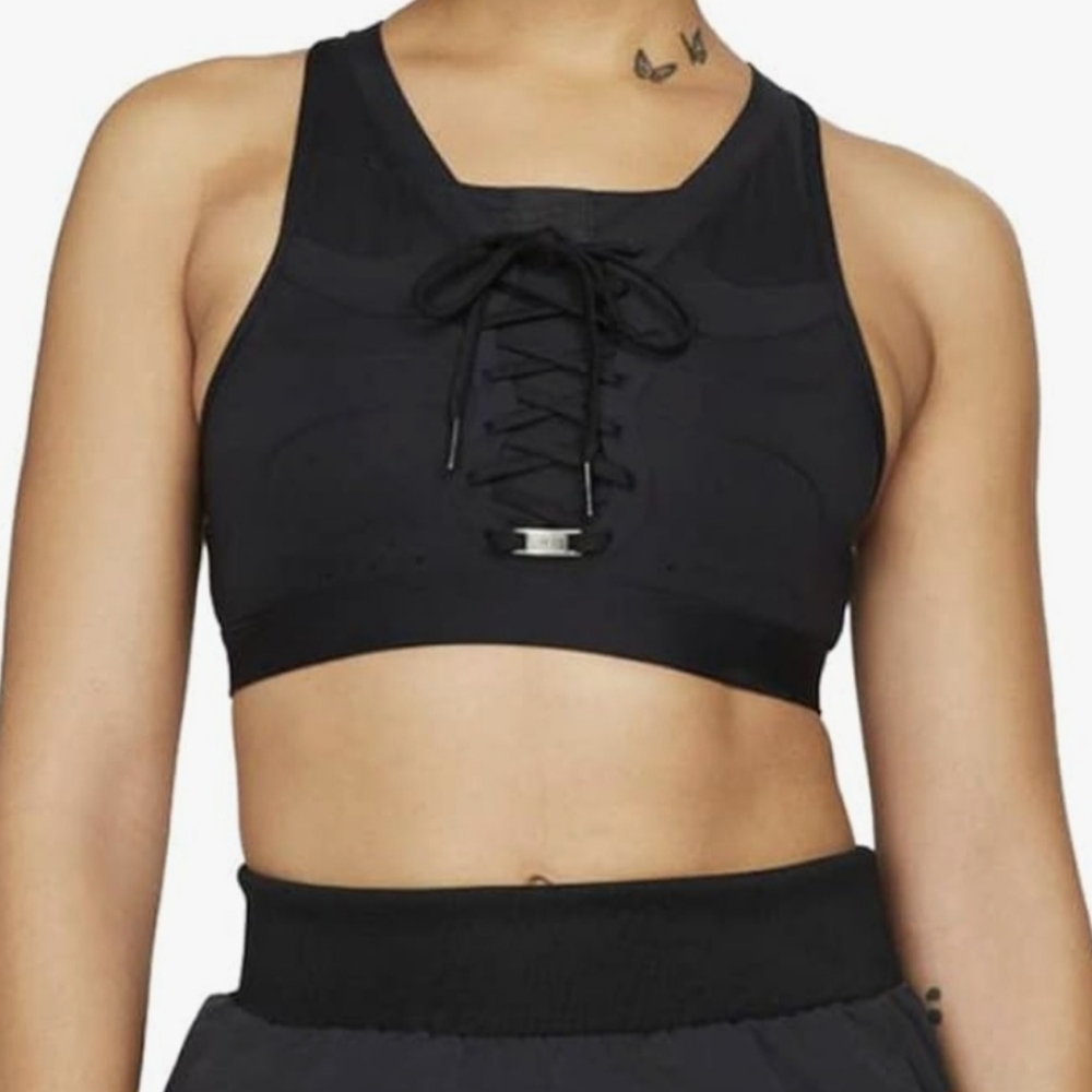 Nike Dri-FIT Swoosh Air Force 1 Medium Support Lace Up Sport Bra